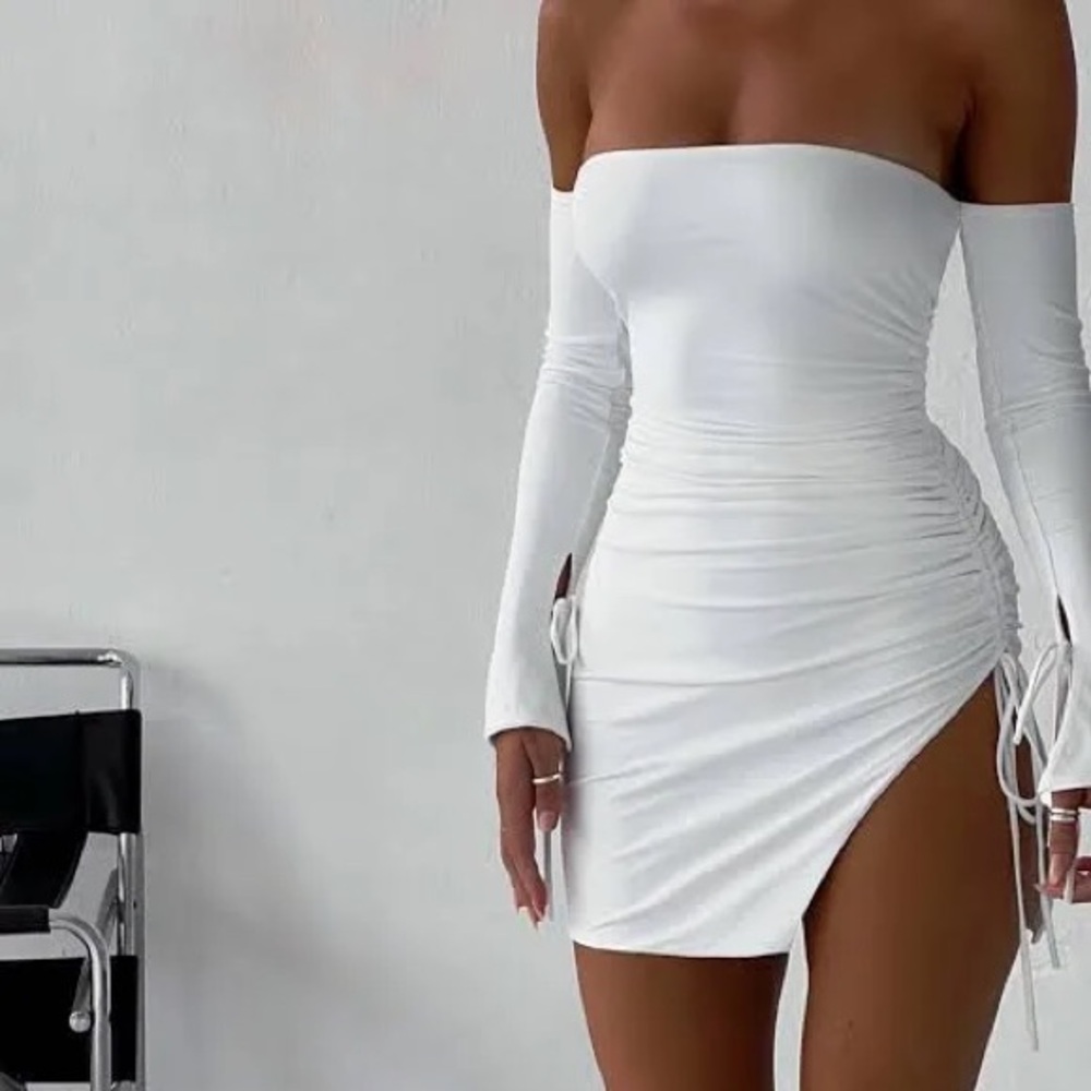 Becca Mini dress white (Baby Boo) - Picture 2 of 6